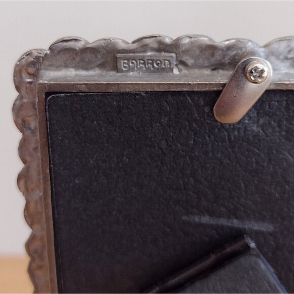 Vintage Barron Pewrr Kitten Cats Sitting Picture Frame 3.5" X 5" Photo - Picture 5 of 7